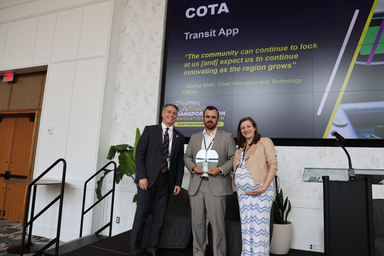 Photo of award winners  